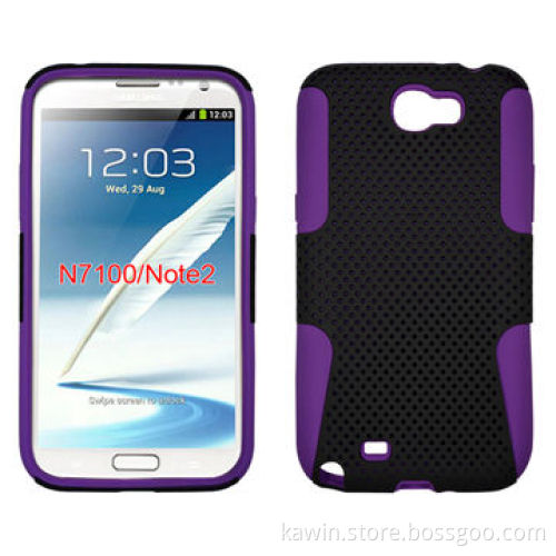 Mesh Combo 20-in-1 PC + Silicone Cover for Samsung Galaxy Note2